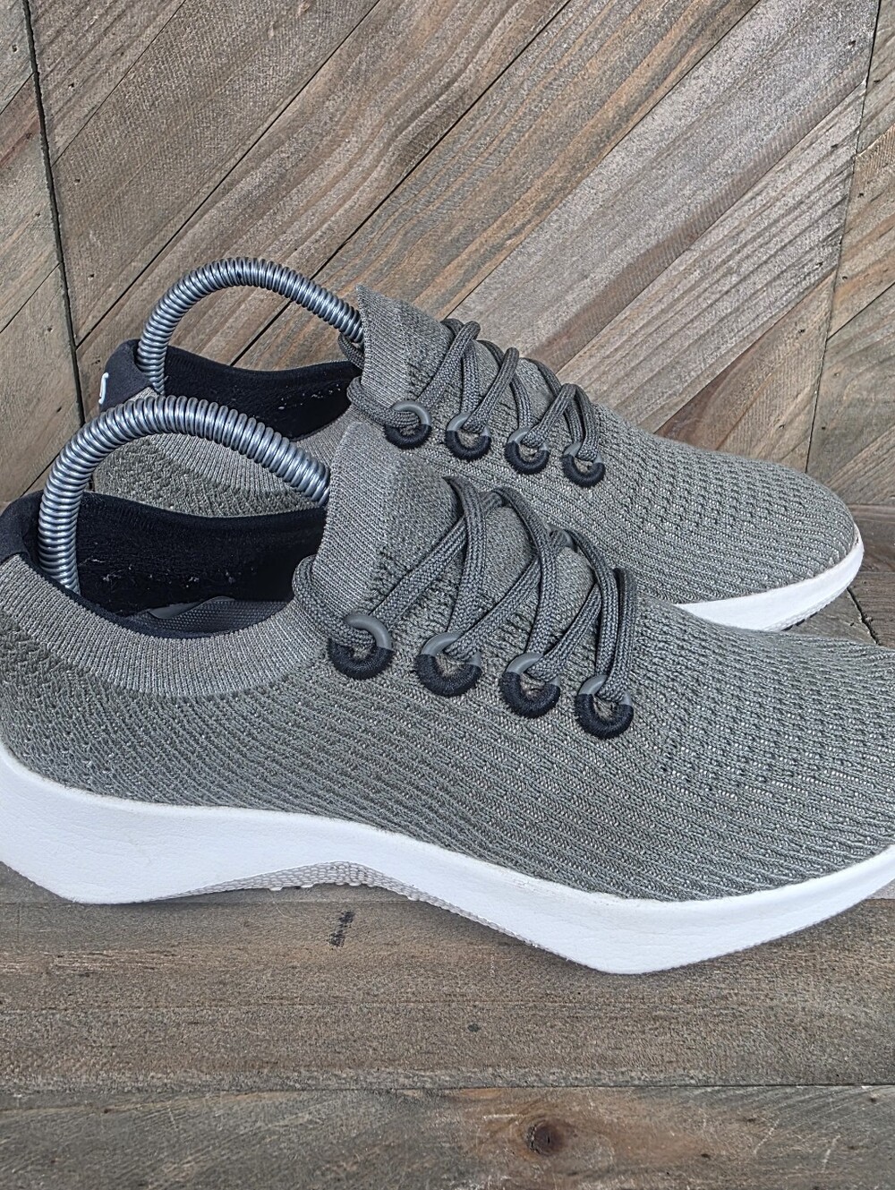 Allbirds Tree Dasher 2 Womens Athletic Running Shoes Size 8 Green White